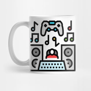 gaming setup Mug